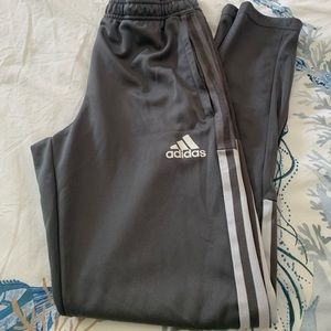 Gray adidas track pants. Gently used